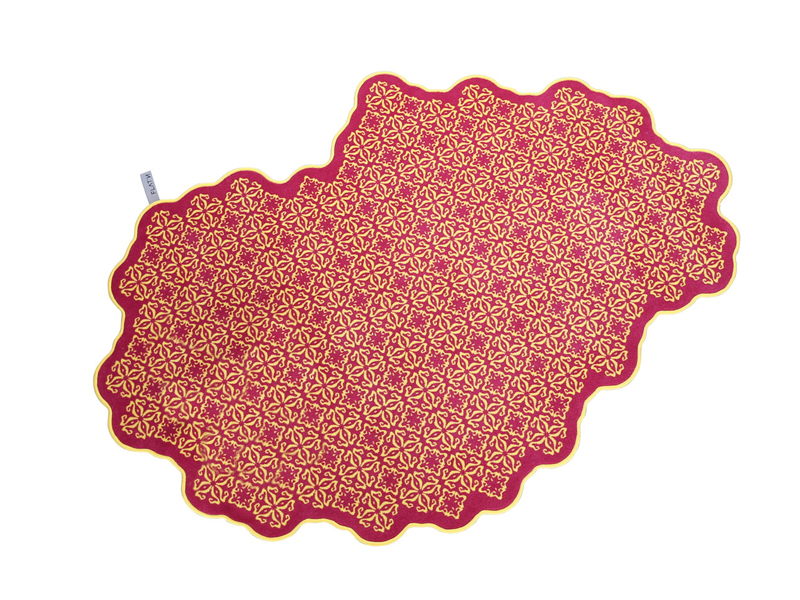 TILES 003-Designteppich von FLATN aus Wolle